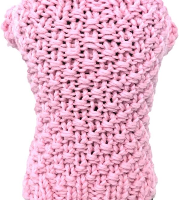 Trilly tutti Brilli maglione di lana merino MARLEY rosa